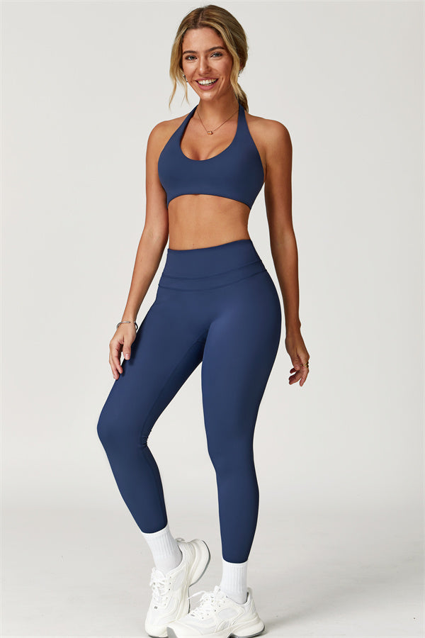The Boost Halter Sports Bra